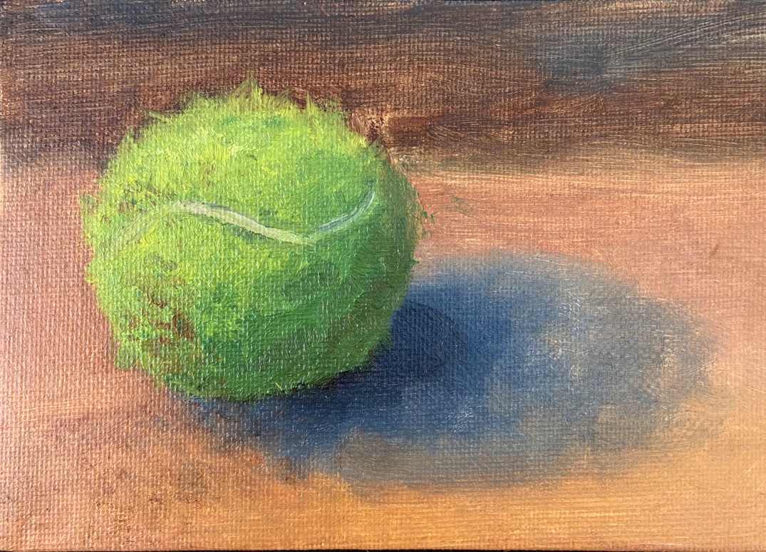 Tennis Ball - Oil Panel 2